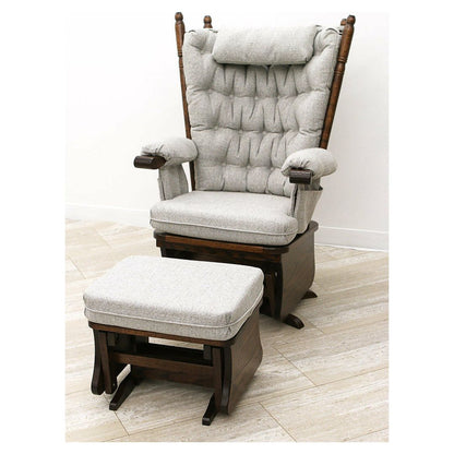 Traditional Swivel Glider Rocker & Ottoman