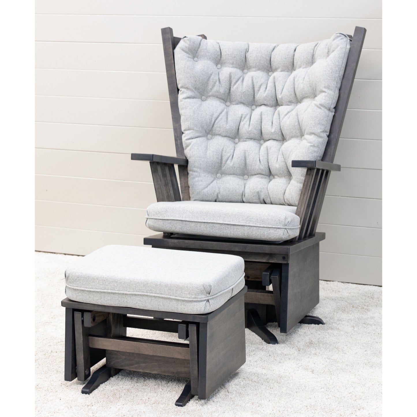 Mission Swivel Glider Rocker & Ottoman