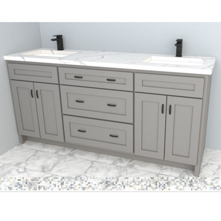 Westbrook 72" Double Bowl Vanity