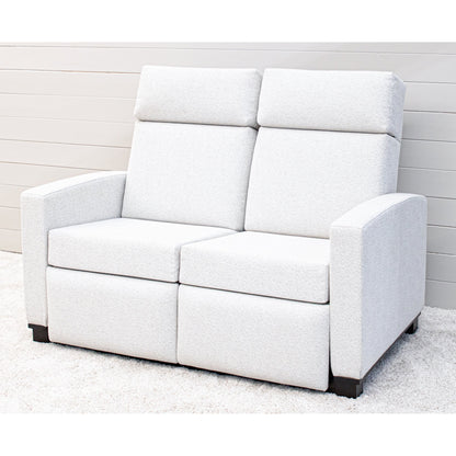 Modern Shaker Push Back Loveseat