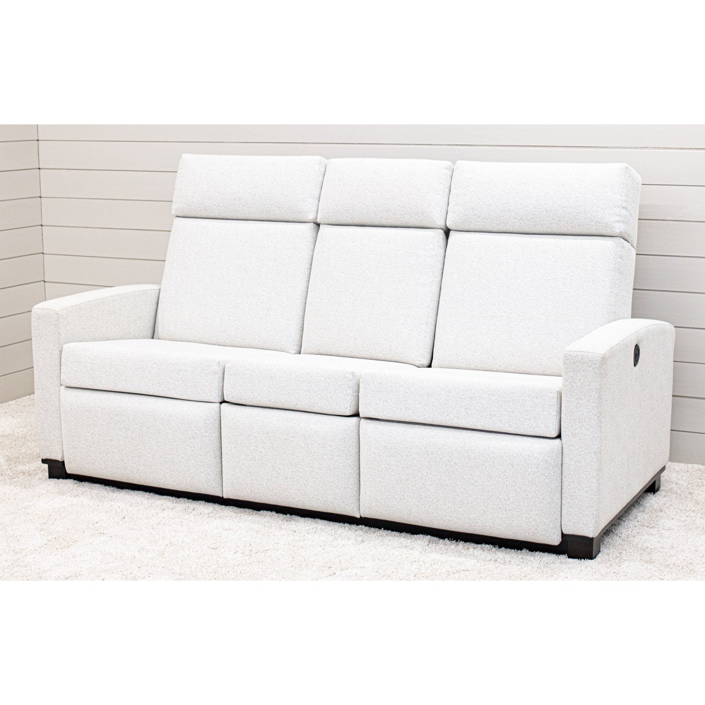 Modern Shaker Reclining Sofa