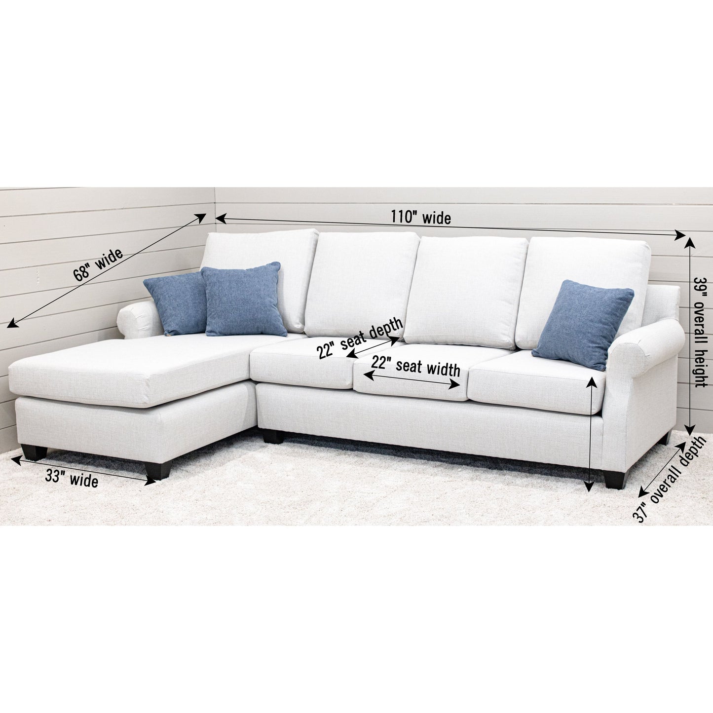 Anaheim Stationary Sofa with Chaise