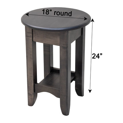 Austin Round Open End Table