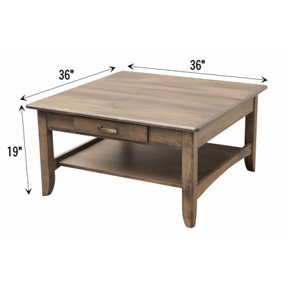 Austin Square Coffee Table - OVERSTOCK DISCOUNT