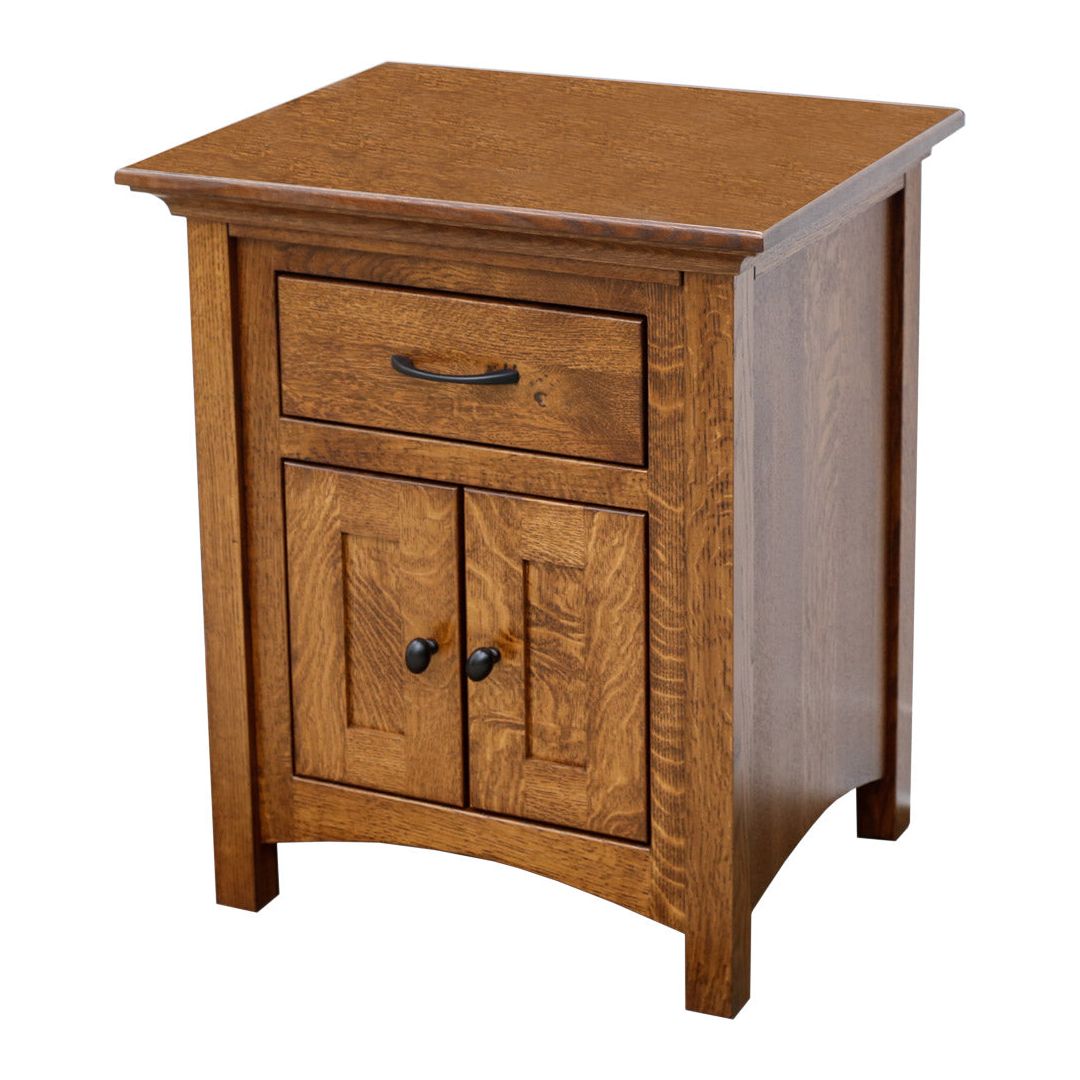 DCF Mission 1-Drawer, 2-Door Nightstand