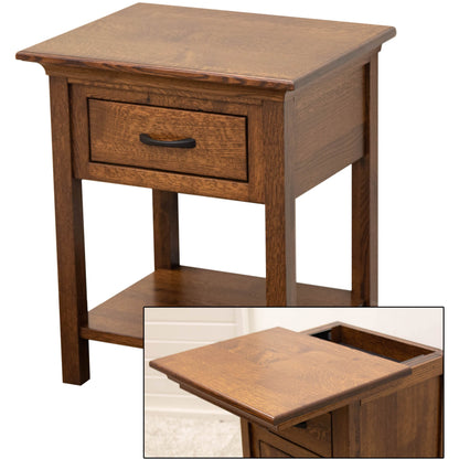 DCF Mission 1-Drawer, Open Nightstand