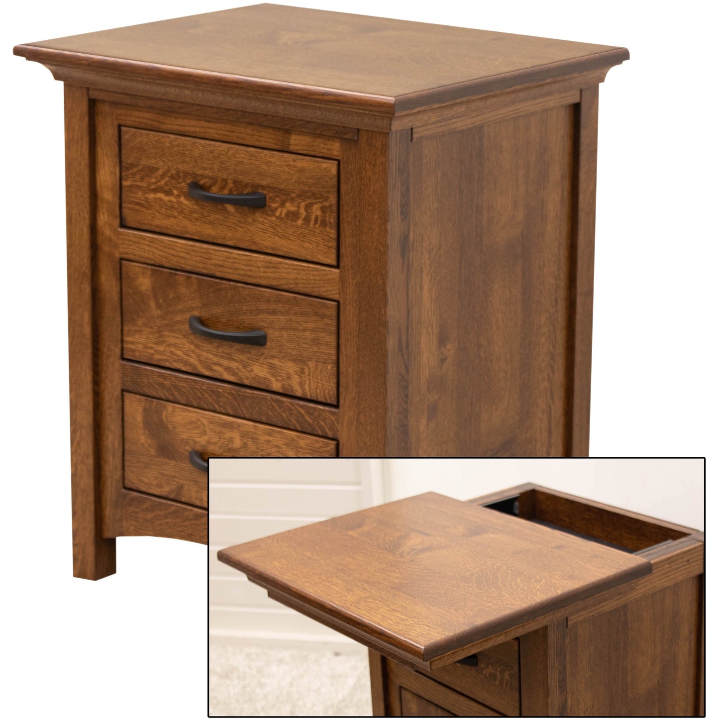 DCF Mission 3-Drawer Nightstand