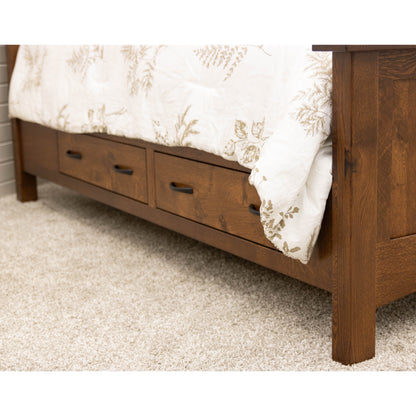 DCF Mission Wood Panel Storage Platform Bed