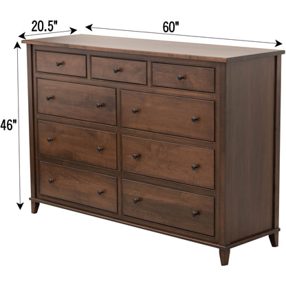 Denali 9-Drawer Tall Dresser