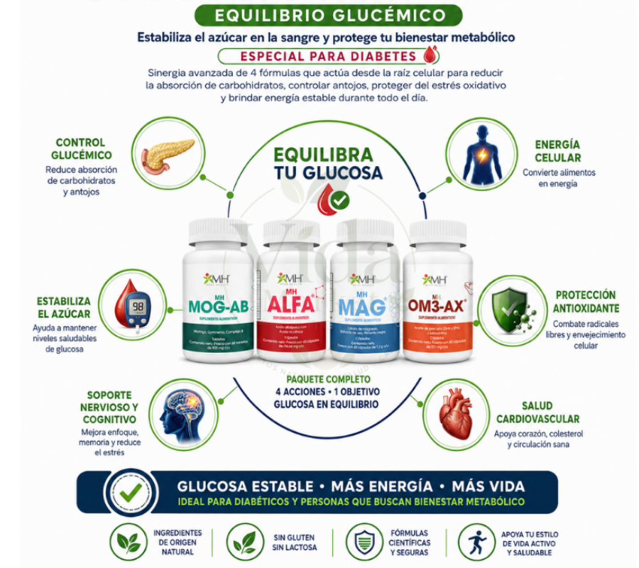 PAQUETE GLUCOSA SALUDABLE