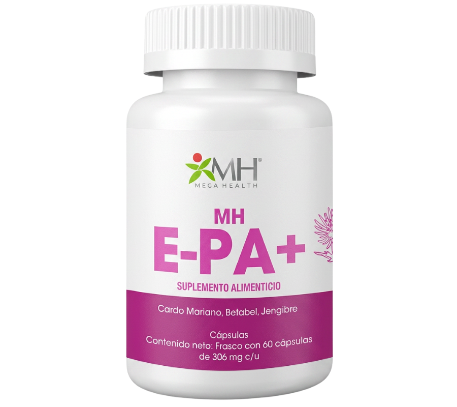 MH E-PA+® | Cardo Mariano; Betabel (Beta vulgaris); Jengibre (Zingiber officinale)