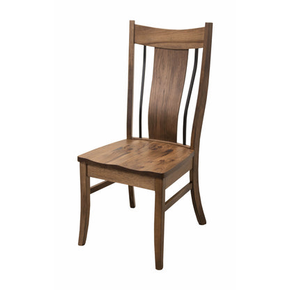 Eagle Side Dining Chair with Wrought Iron