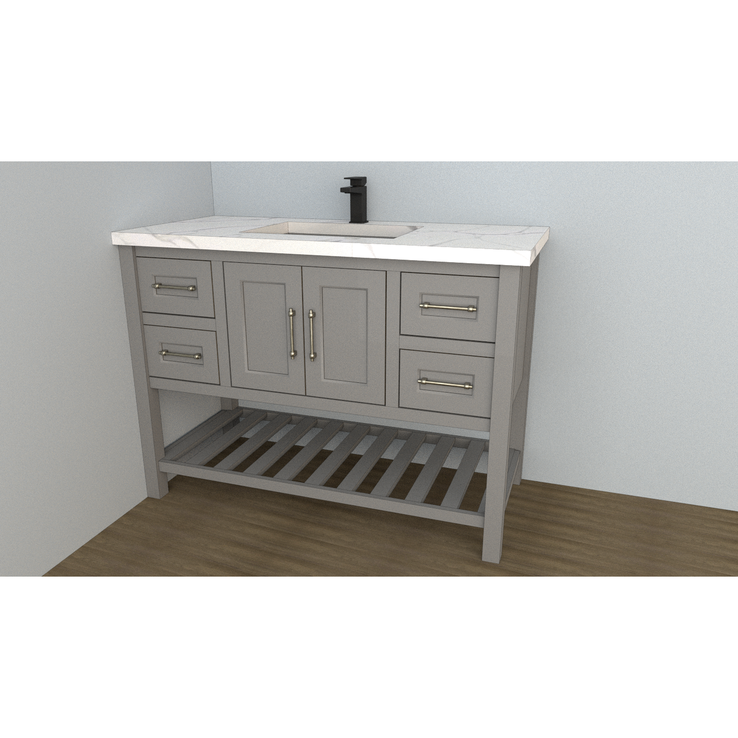 Farmhouse 48" Single Bowl Vanity