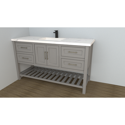 Farmhouse 60" Single Bowl Vanity