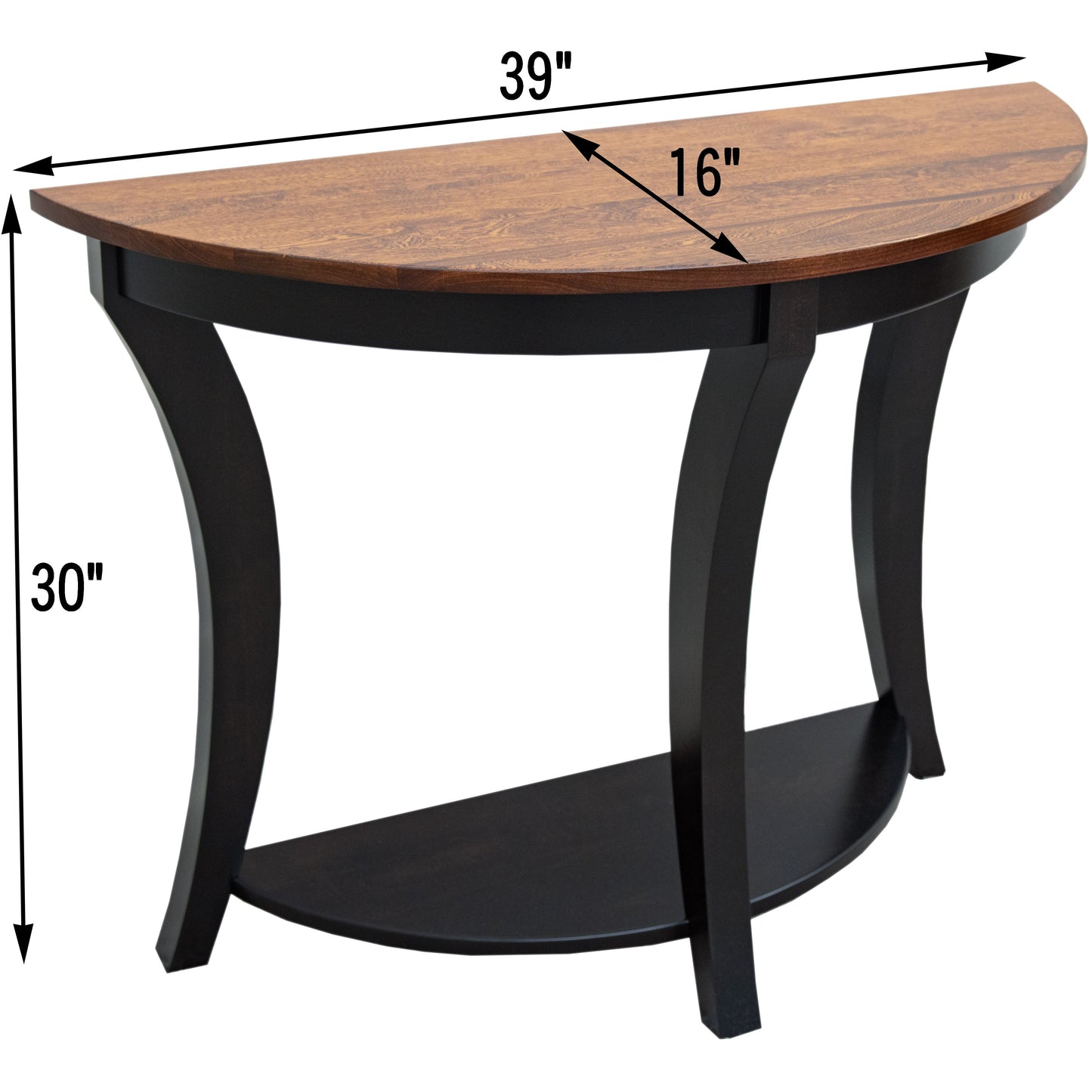 Half Moon Foyer Table