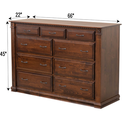 Heirloom 9-Drawer Tall Dresser