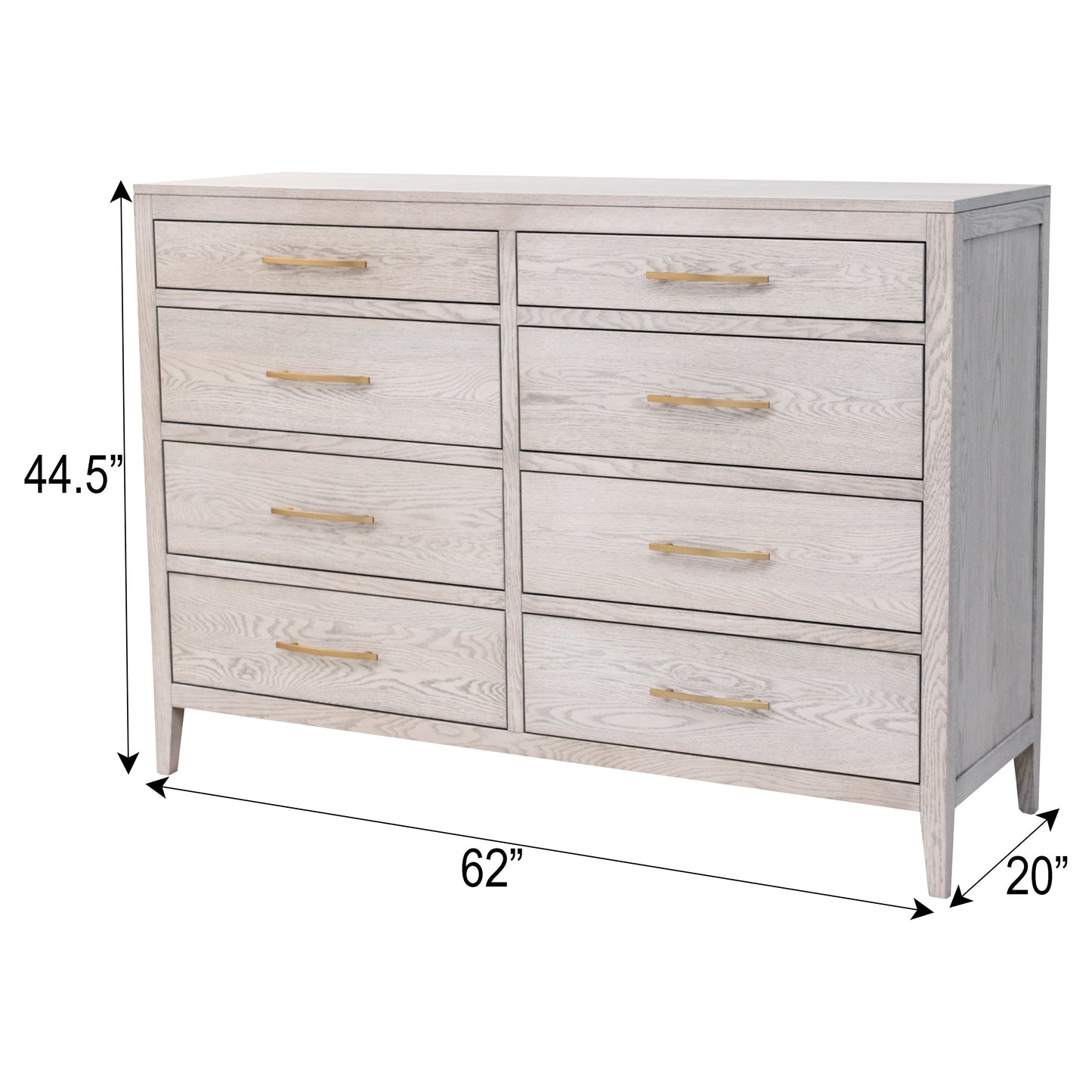 Hilton 8-Drawer Tall Dresser