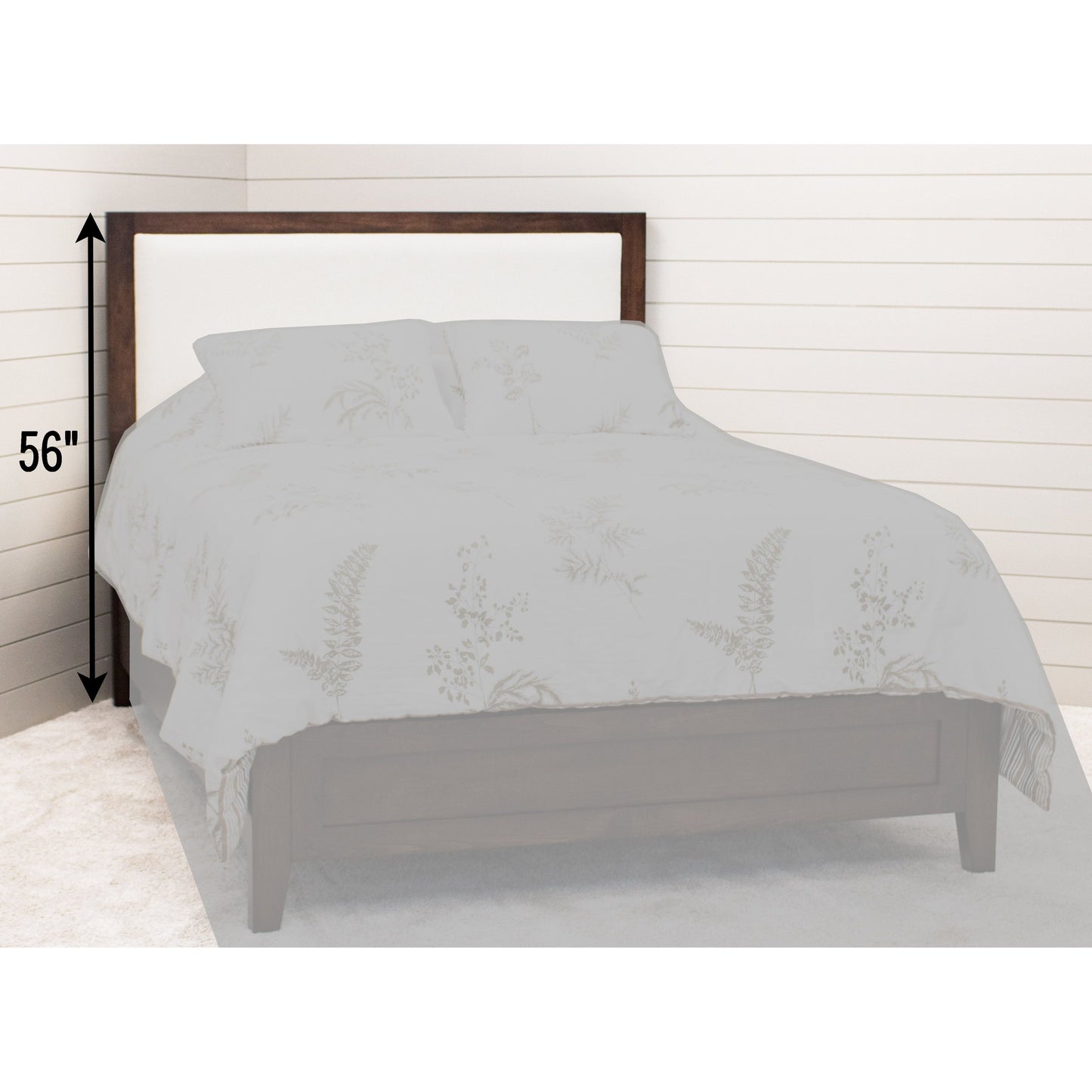 Hilton Solid Wood Upholstered Headboard Only