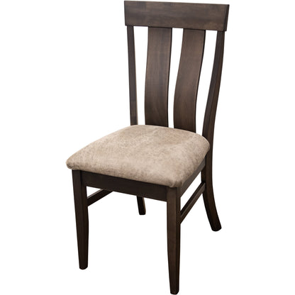 Kinglet Side Dining Chair with Faux Leather Seat