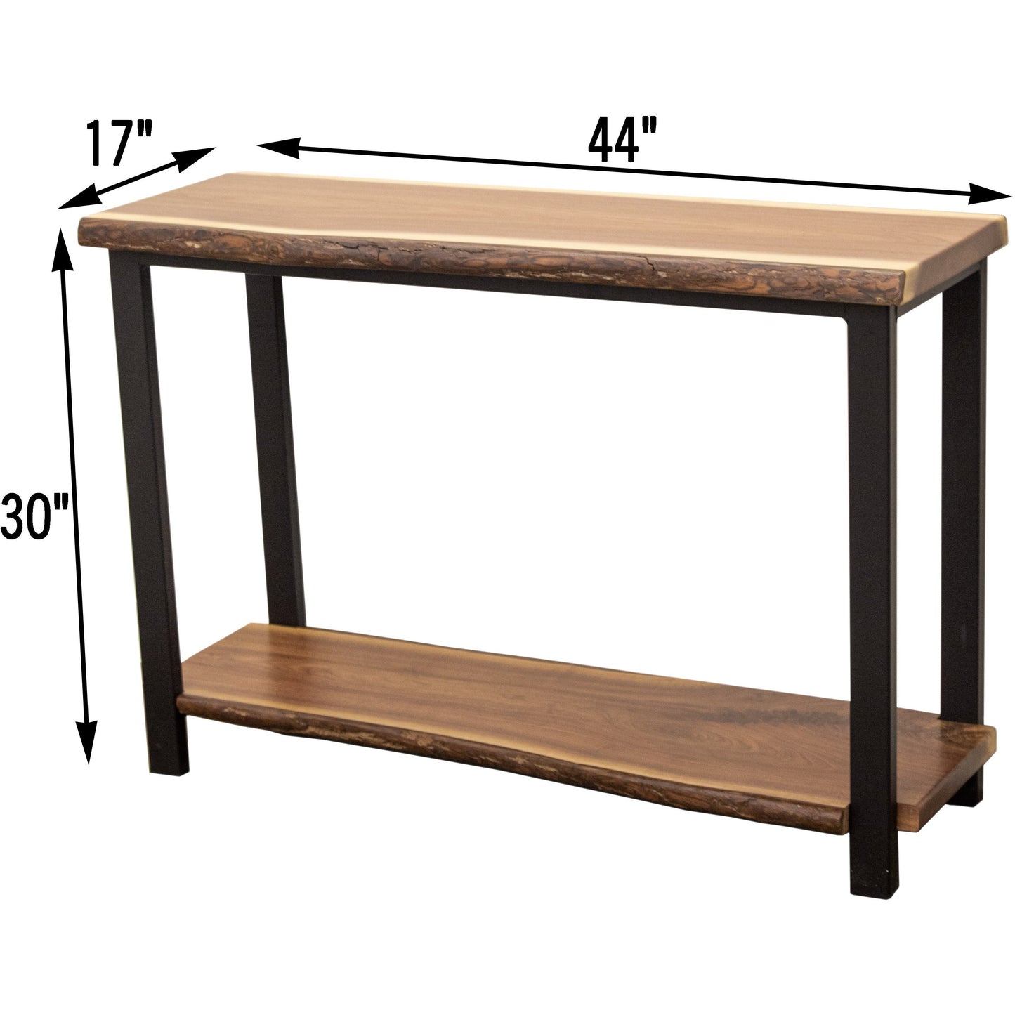 Live Edge Sofa Table - OVERSTOCK DISCOUNT