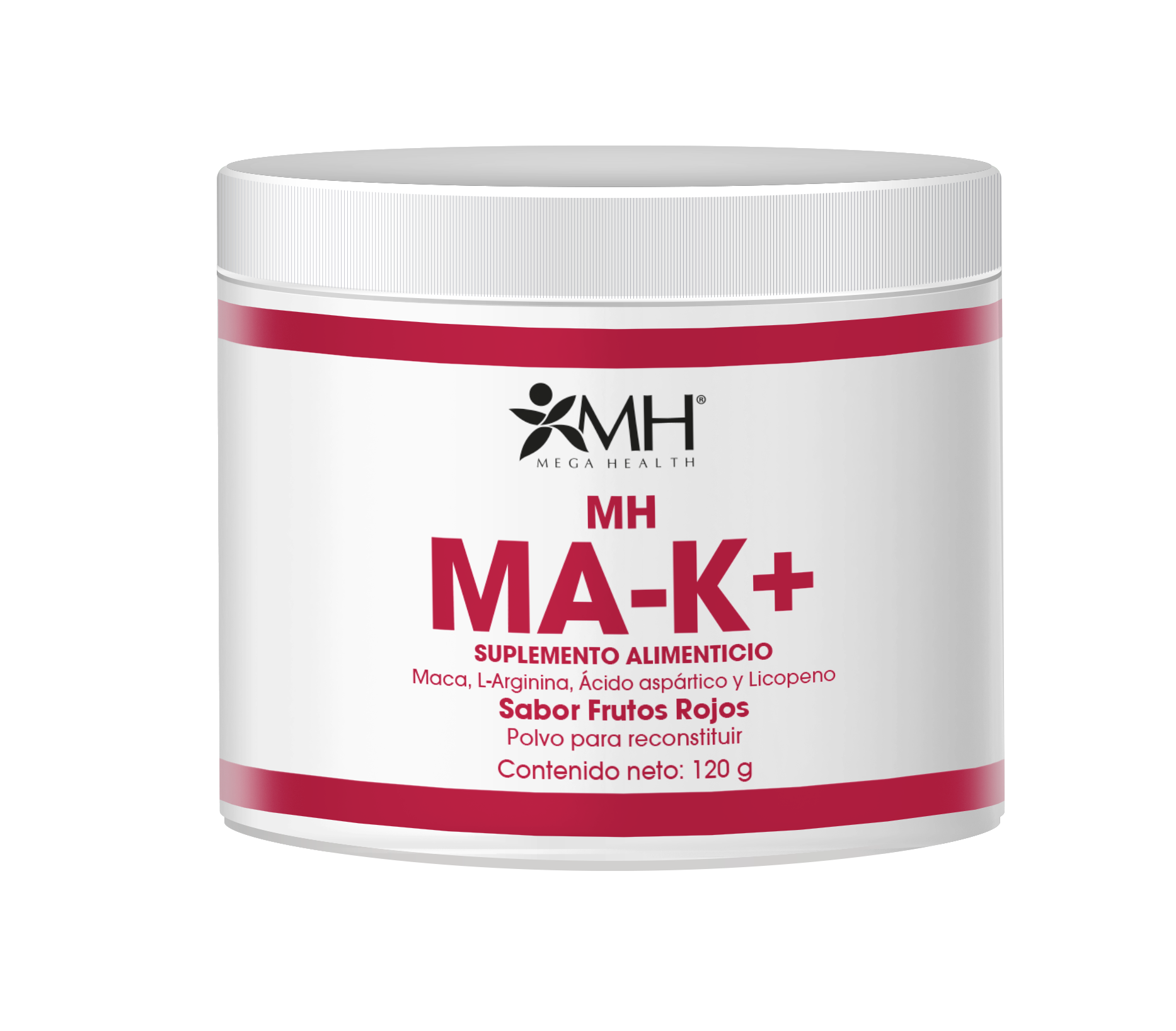MA-K+® | Inulina de agave, L-Arginina, Ácido aspartico, Raíz de maca, Cafeina (proveniente del guaraná) y Licopeno