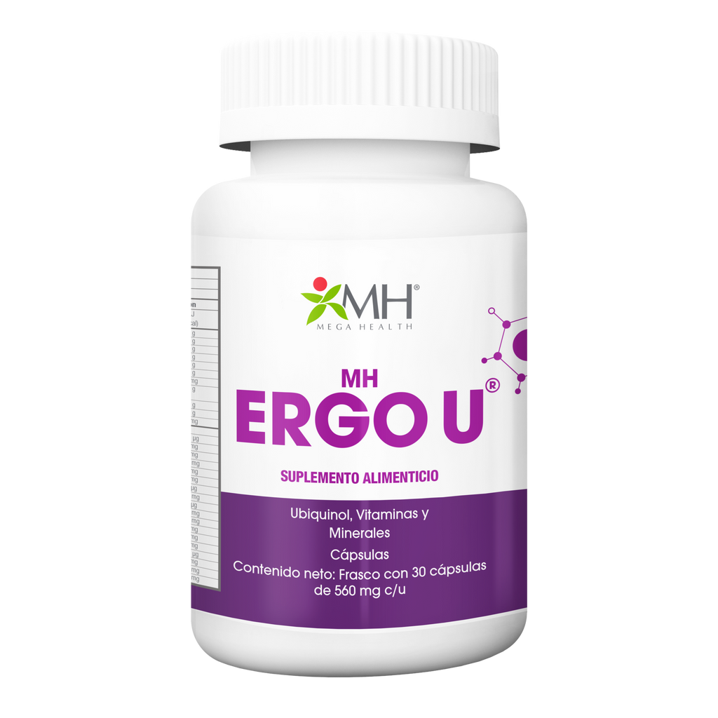 MH ERGO U® | Ubiquinol, jalea real, vitaminas y minerales