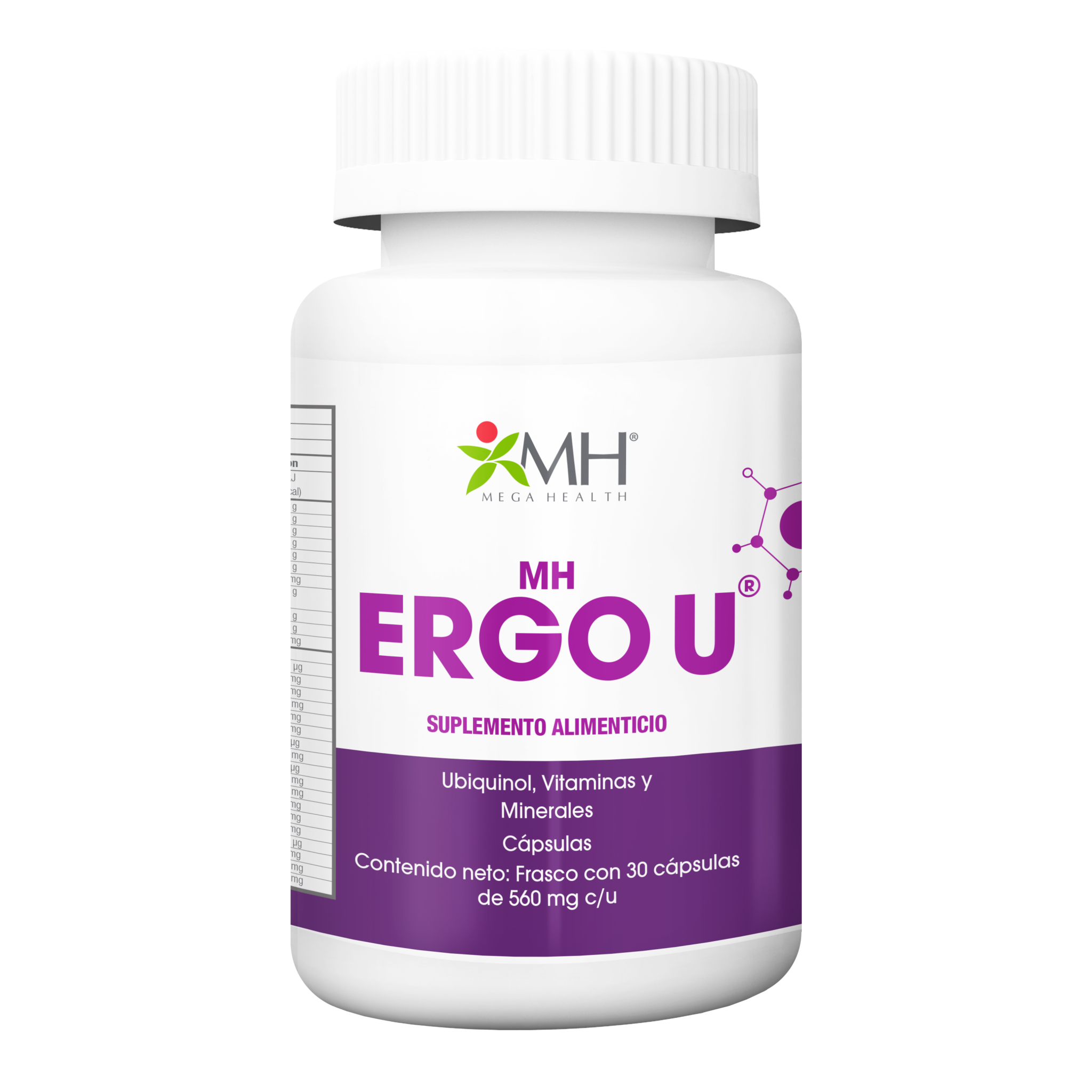 MH ERGO U® | Ubiquinol, jalea real, vitaminas y minerales