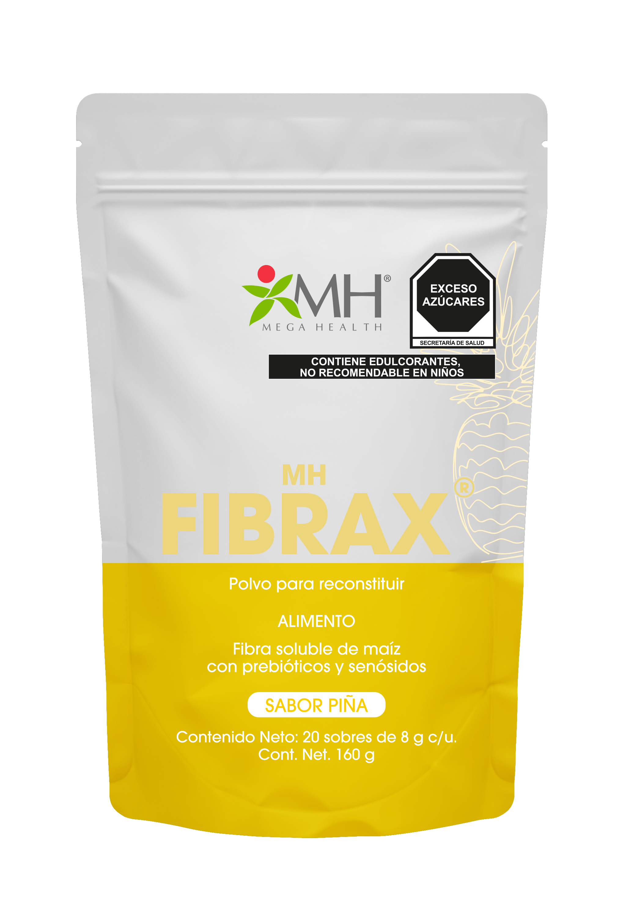 MH FIBRAX® | Fibra soluble de maíz, Pulpa de piña, Prebioticos y Senosidos
