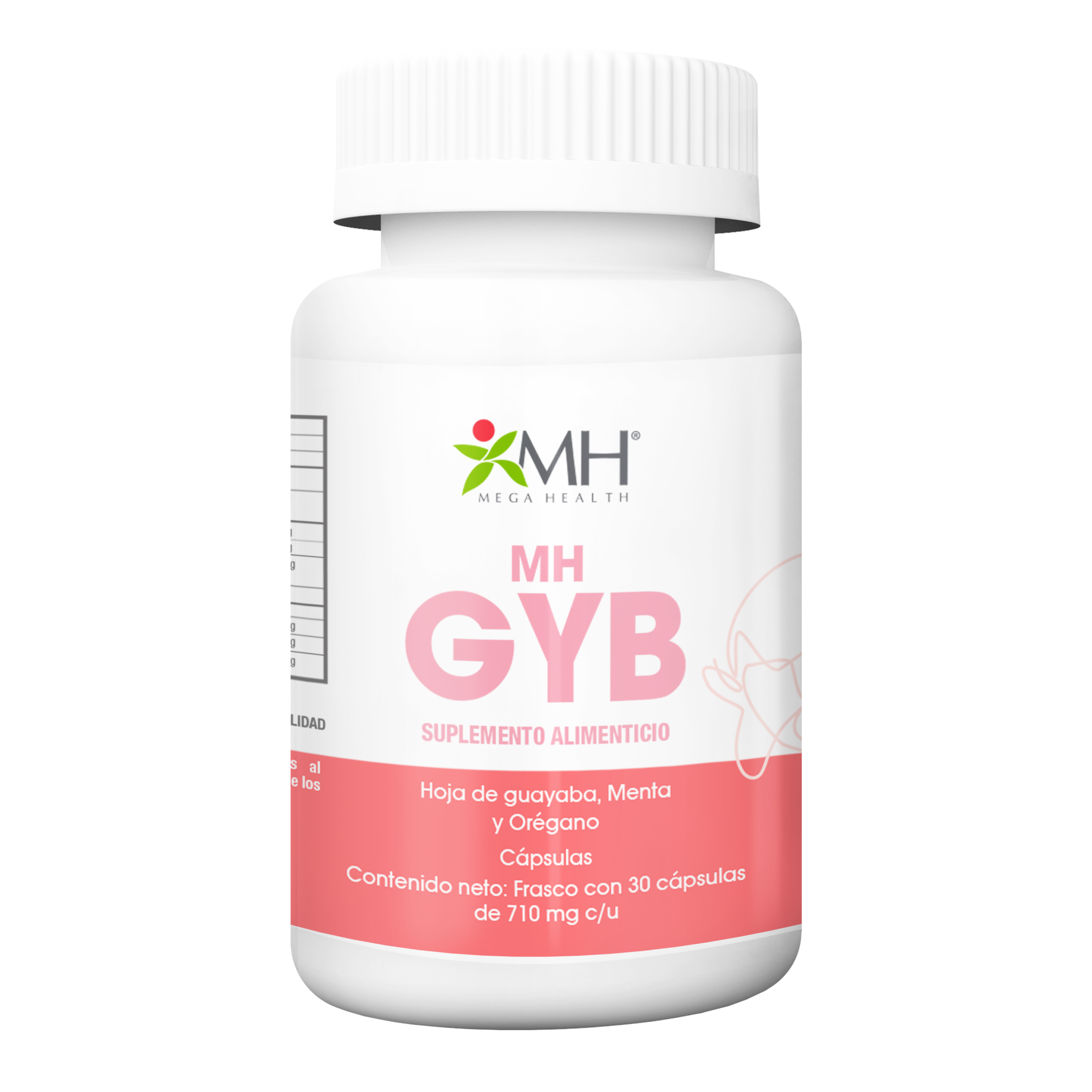 MH GYB® | Hoja de guayaba (Psidium guajava&nbsp;L.), Menta (Mentha viridis) y Óregano (Origanum vulgare&nbsp;L.)
