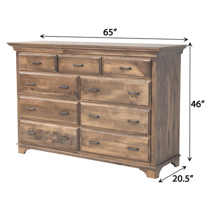 Miranda 9-Drawer Tall Dresser