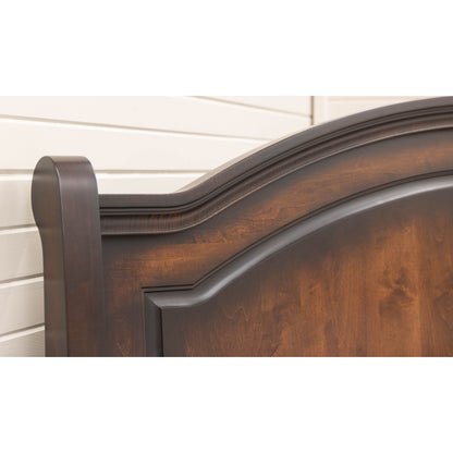 Miranda Sleigh Bed with Arched Footboard