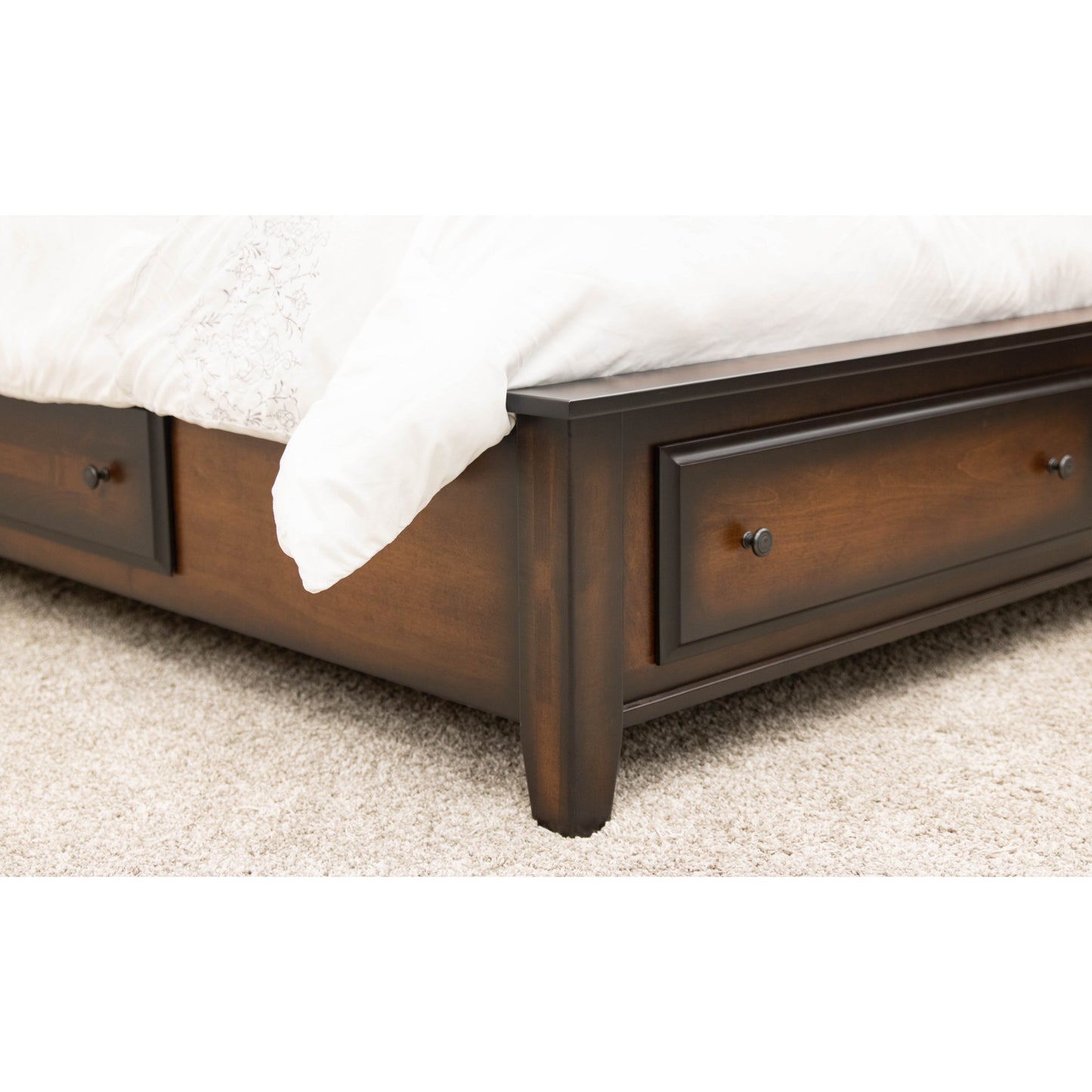 Miranda Sleigh Storage Platform Bed