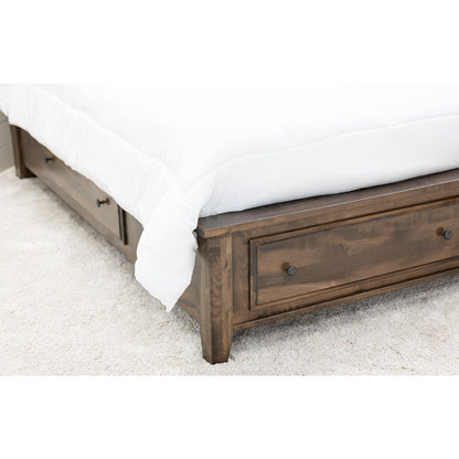 Miranda Sleigh Storage Platform Bed