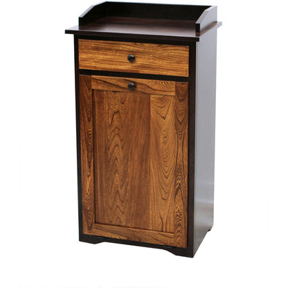 Mission Dry Sink Wood Trash Bin