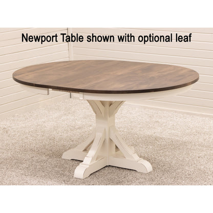 48" Round Newport Extending Dining Table - OVERSTOCK DISCOUNT