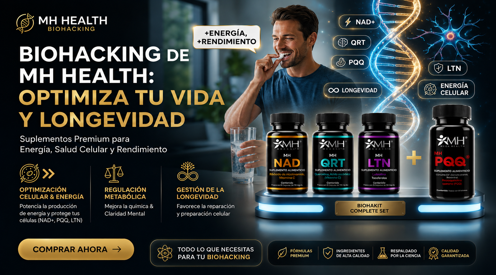Juventud Renovada | Biohackit + PQQ