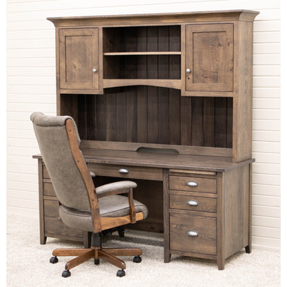 Phoenix Desk with Hutch Top