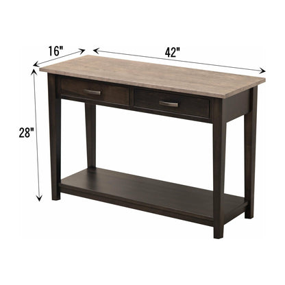 Riverton Open Sofa Table