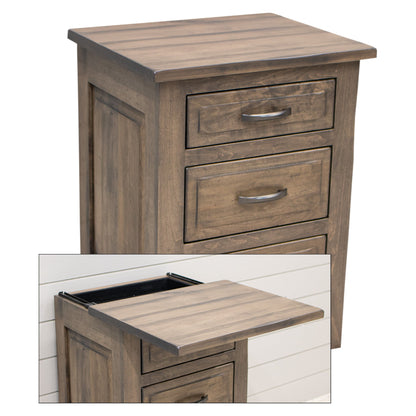 Savannah Rustic 3-Drawer Nightstand