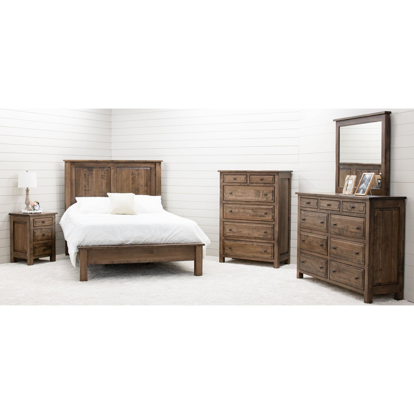 Savannah Rustic 3-Drawer Nightstand