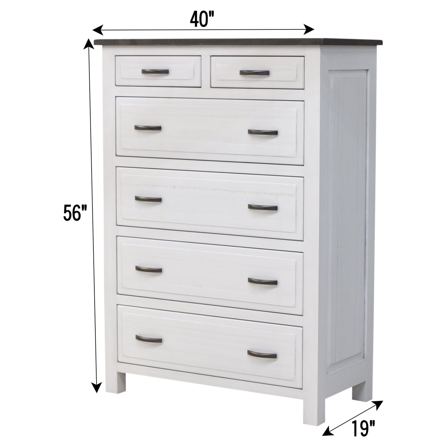 Savannah Rustic 6-Drawer Chest