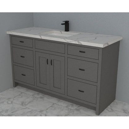 Shaker 60" Single Bowl Vanity