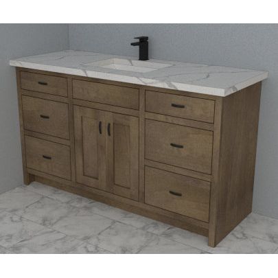 Shaker 60" Single Bowl Vanity