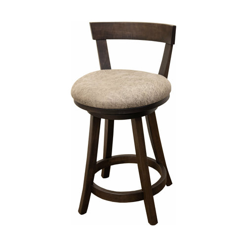 24" Turnstone Swivel Bar Chair with Fabric Seat