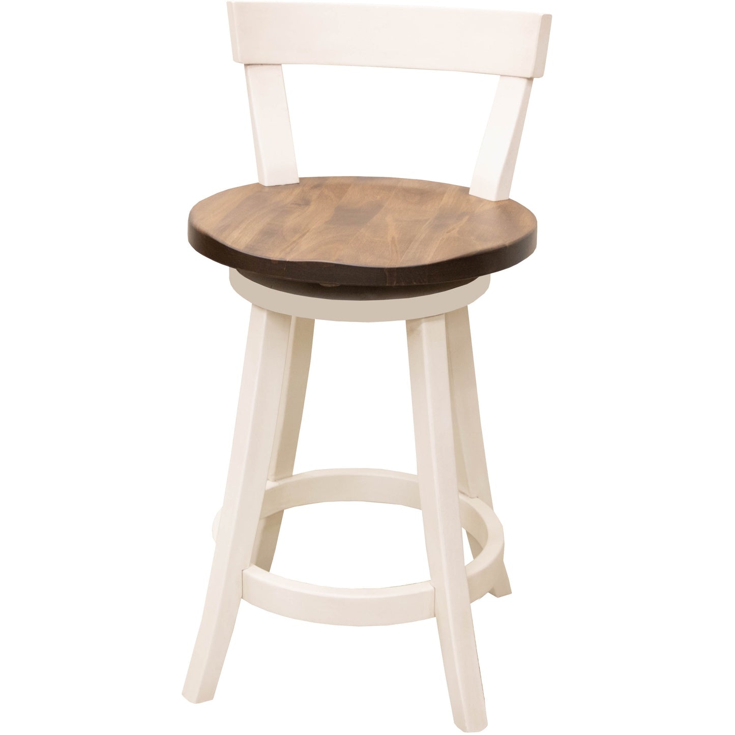 24" Turnstone Swivel Bar Chair with Wood Seat