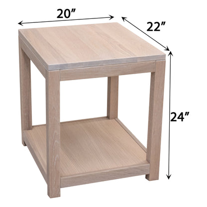 Westbrook Large Square Open End Table