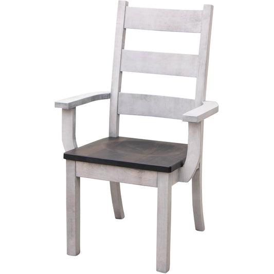 Western High Back Arm Dining Chair