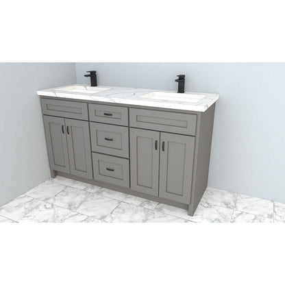 Westbrook 60" Double Bowl Vanity